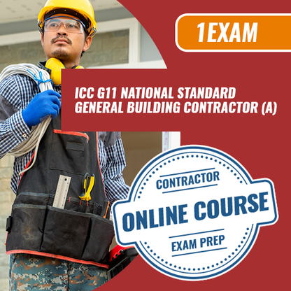 ICC G11 National Standard General Building Contractor (A) Exam Prep [Online Course Only]