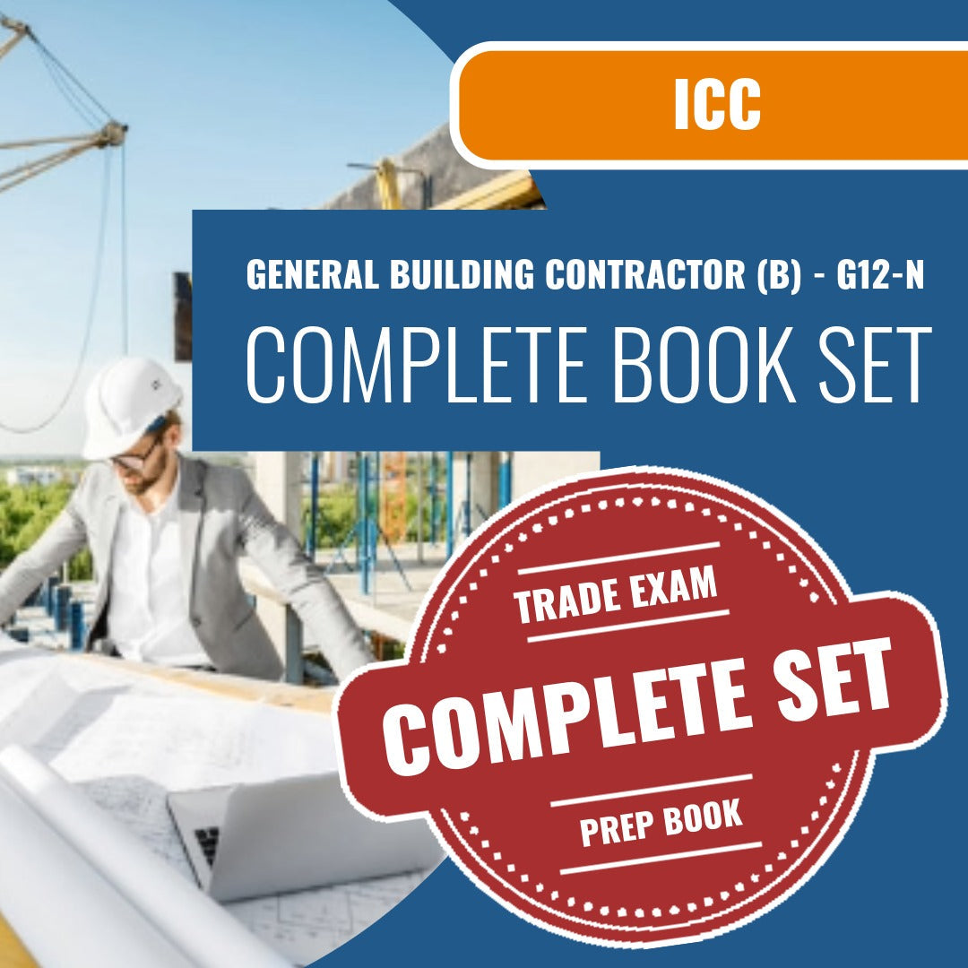 ICC General Building Contractor (B) - G12-N Exam Book Package