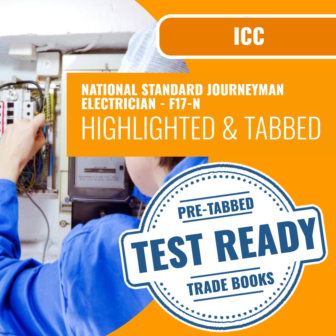 ICC National Standard Journeyman Electrician - F17-N Highlighted & Tabbed Book Package