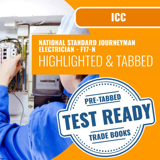 ICC National Standard Journeyman Electrician - F17-N Highlighted & Tabbed Book Package