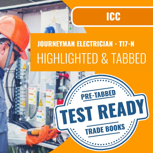 ICC Journeyman Electrician - T17-N Highlighted & Tabbed Book Package