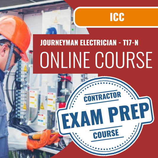 ICC Journeyman Electrician - T17-N - Online Exam Prep