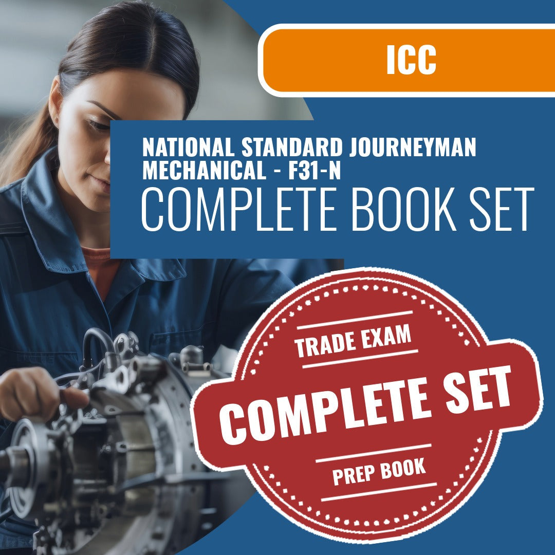 ICC National Standard Journeyman Mechanical - F31-N Exam Book Package
