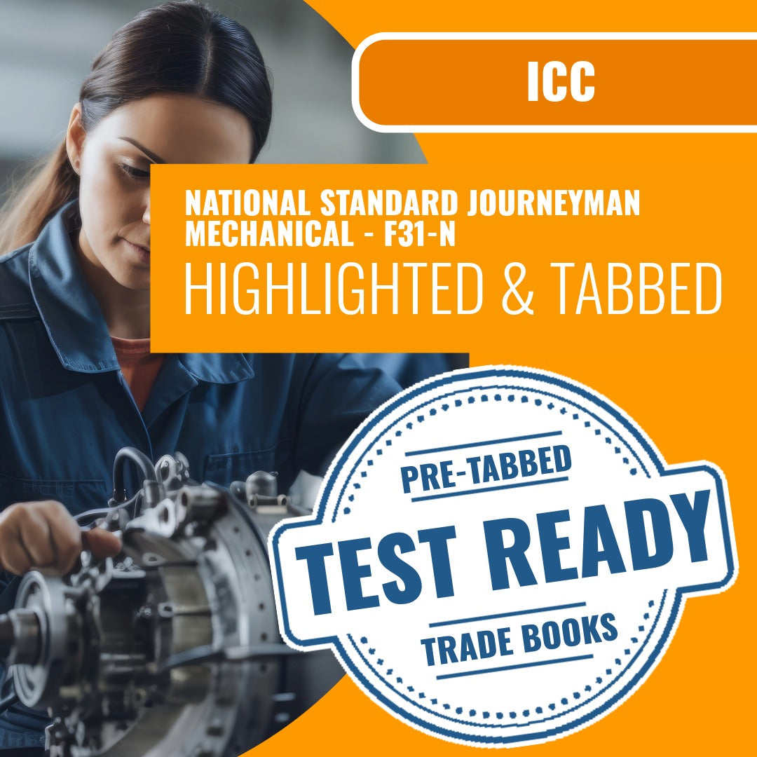 ICC National Standard Journeyman Mechanical - F31-N Highlighted & Tabbed Book Package