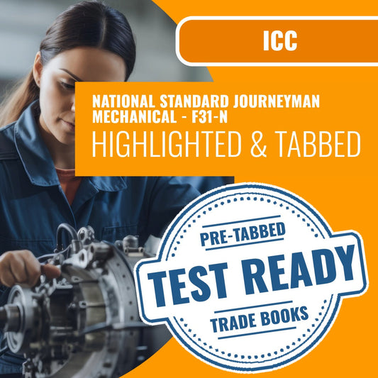 ICC National Standard Journeyman Mechanical - F31-N Highlighted & Tabbed Book Package