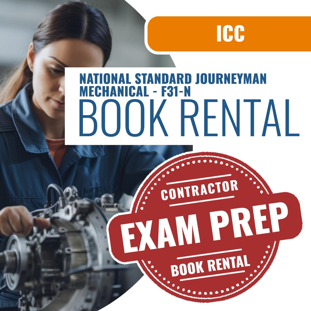 ICC National Standard Journeyman Mechanical - F31-N - Books & Courses Rental Package