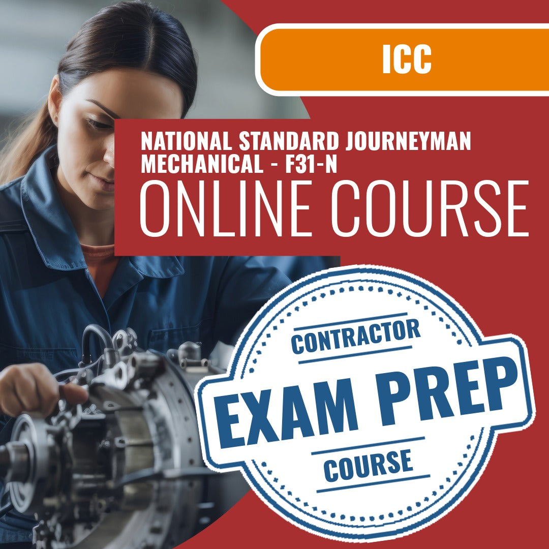 ICC National Standard Journeyman Mechanical - F31-N - Online Exam Prep