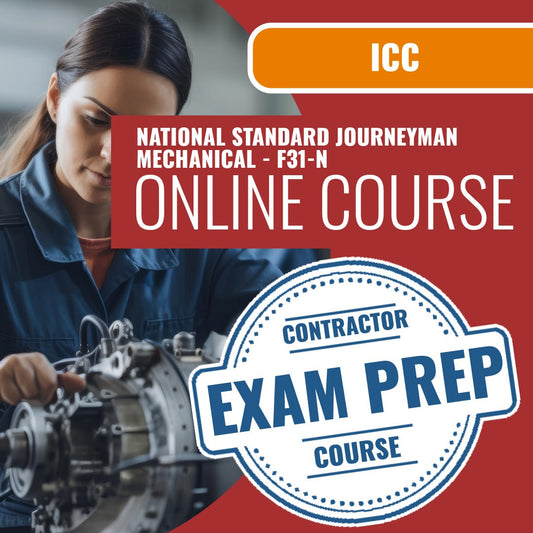 ICC National Standard Journeyman Mechanical - F31-N - Online Exam Prep