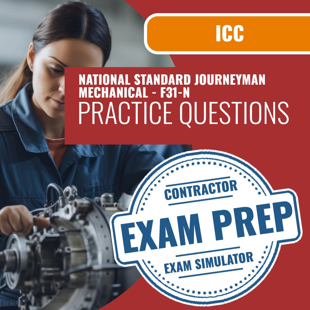 ICC National Standard Journeyman Mechanical - F31-N Exam - Online Practice Questions