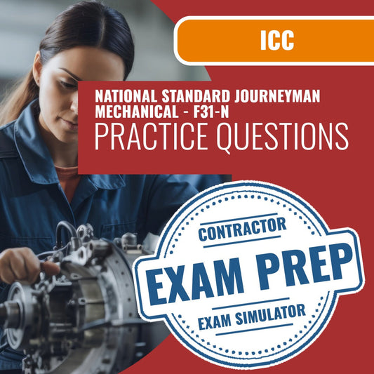 ICC National Standard Journeyman Mechanical - F31-N Exam - Online Practice Questions