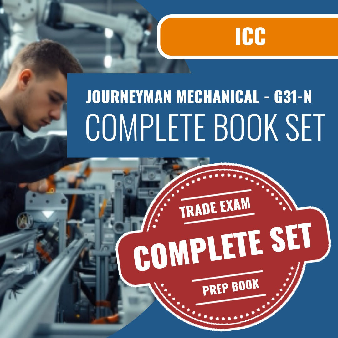 ICC Journeyman Mechanical - G31-N Exam Book Package