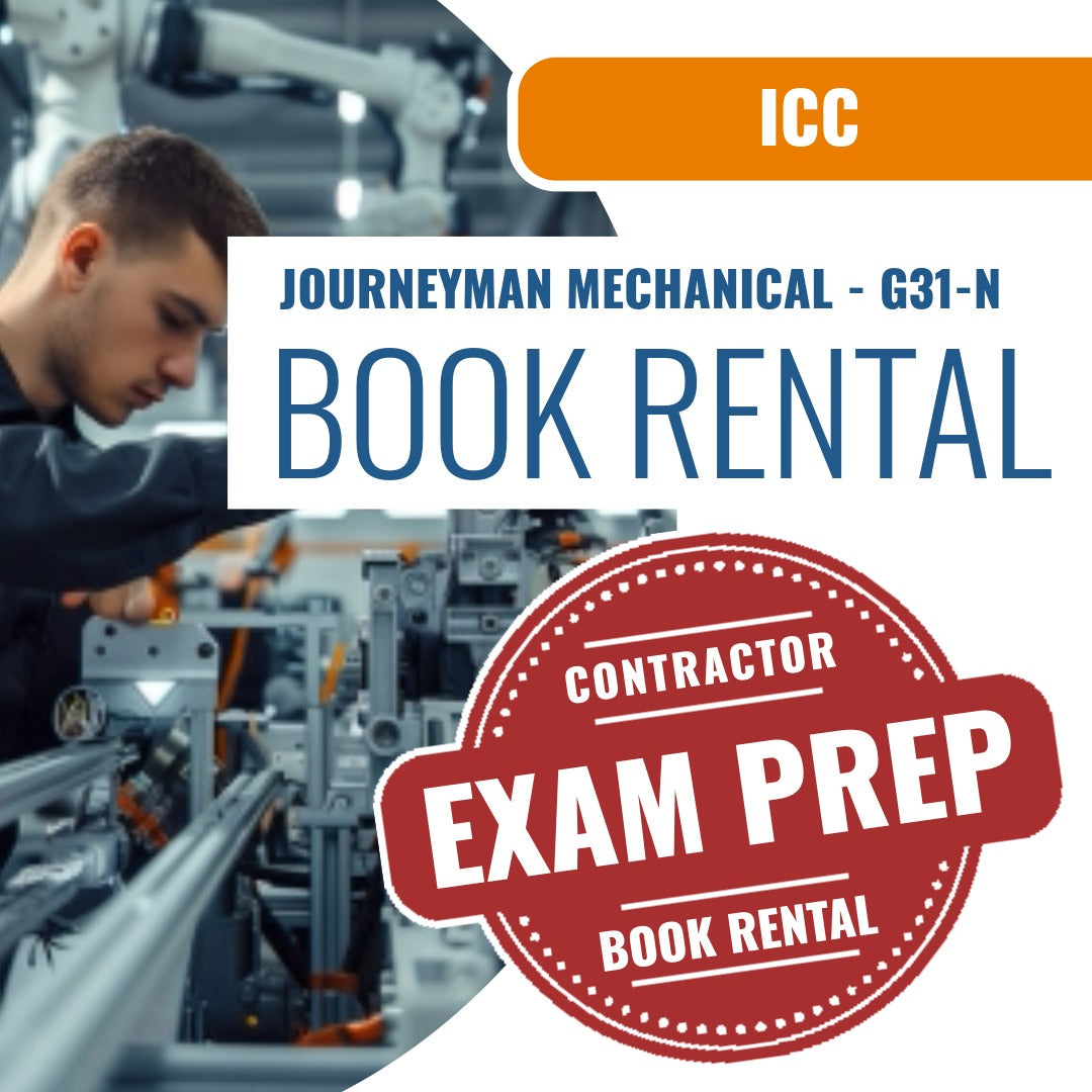ICC Journeyman Mechanical - G31-N - Books & Courses Rental Package