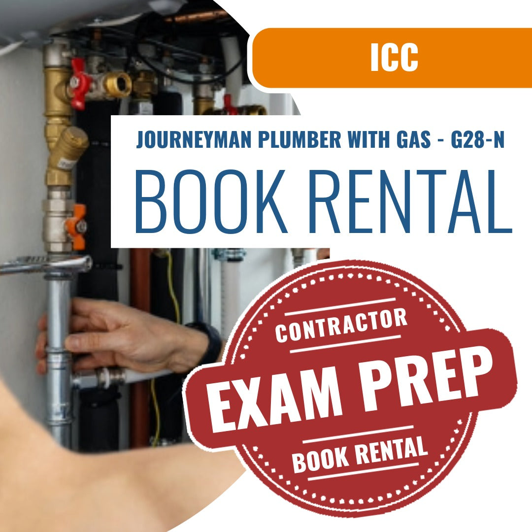ICC Journeyman Plumber with Gas - G28-N - Books & Courses Rental Package