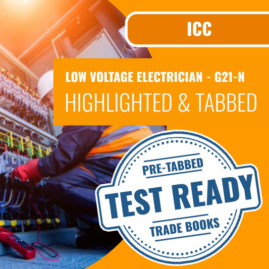 ICC Low Voltage Electrician - G21-N Highlighted & Tabbed Book Package
