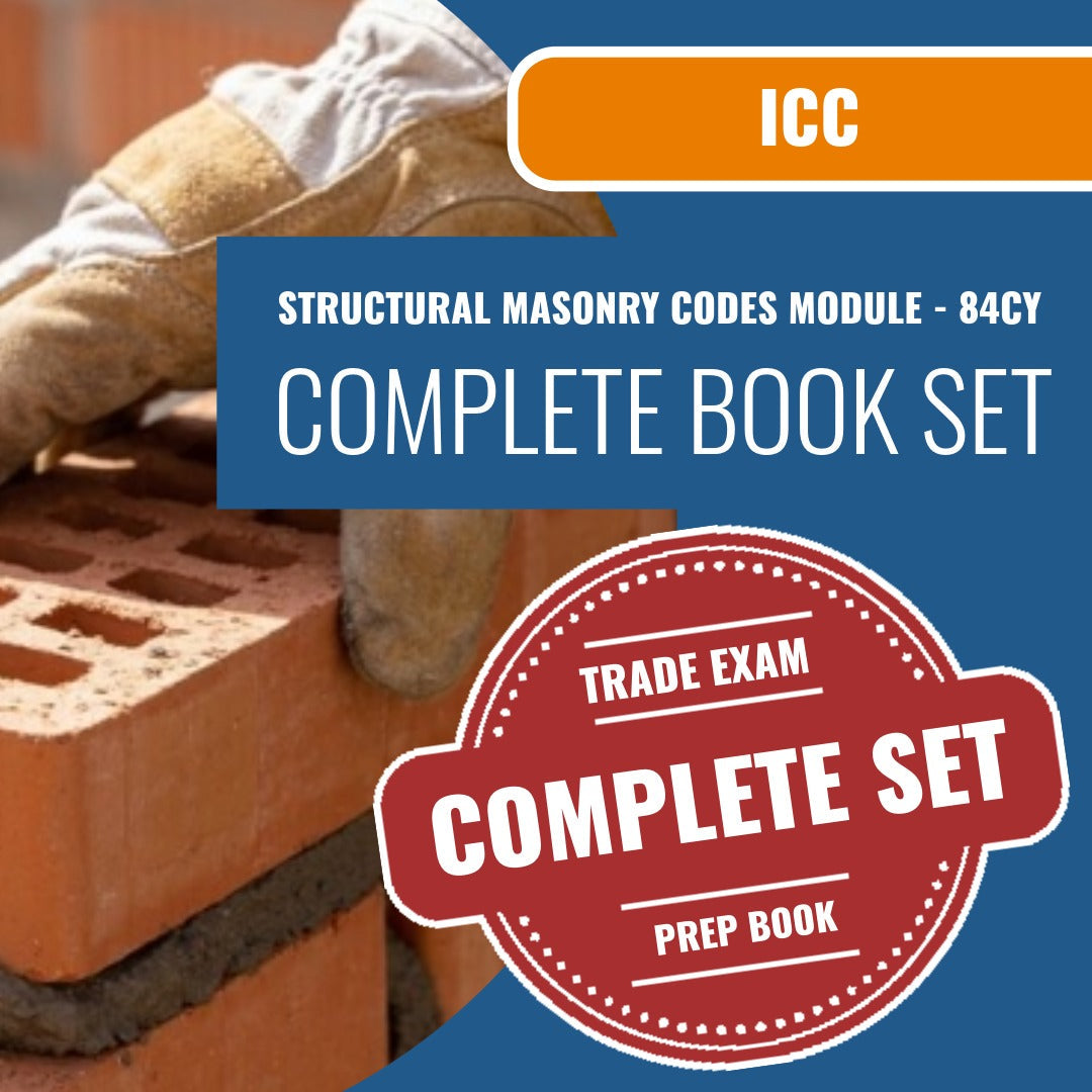 ICC Structural Masonry Codes Module - 84CY Exam Book Package