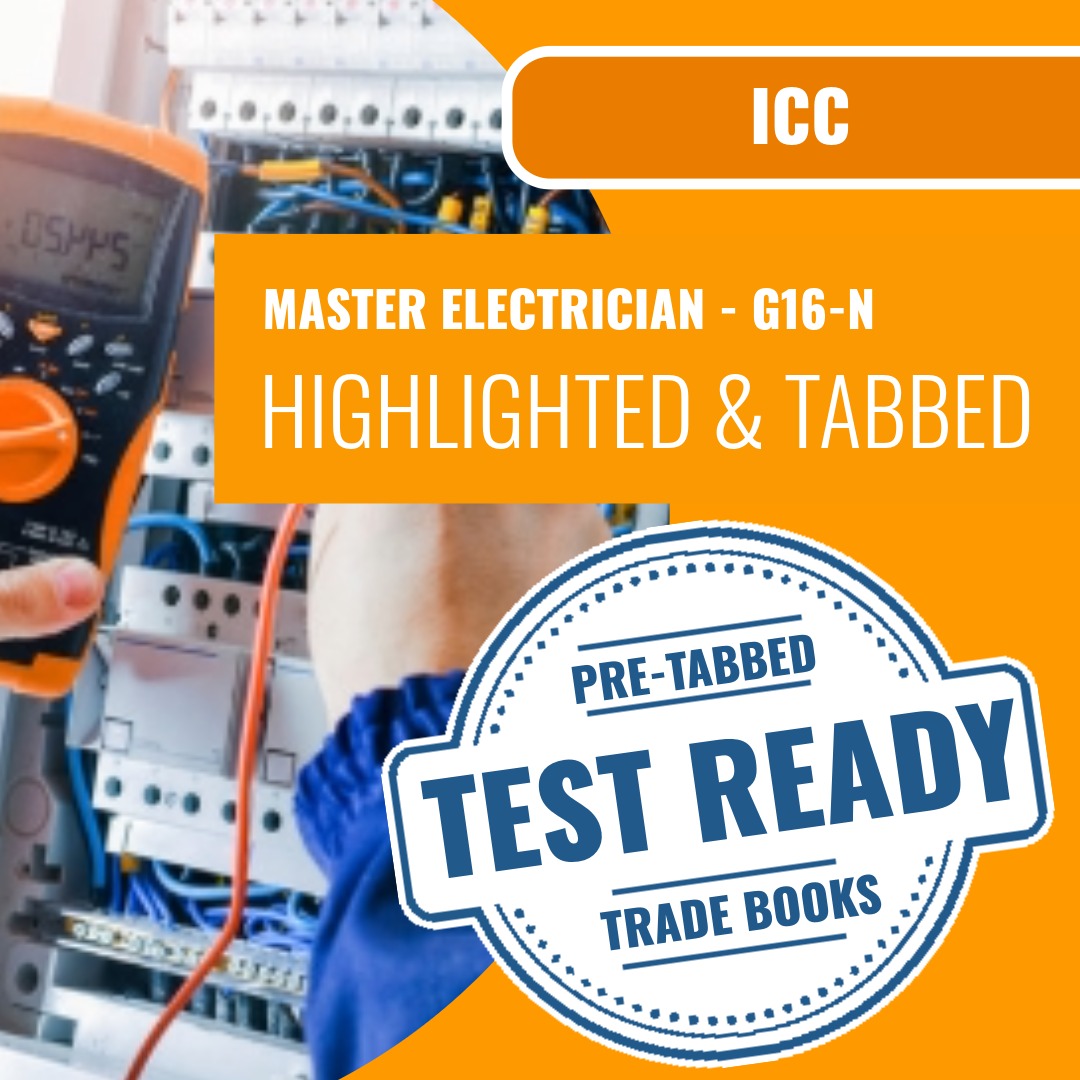 ICC Master Electrician - G16-N Highlighted & Tabbed Book Package