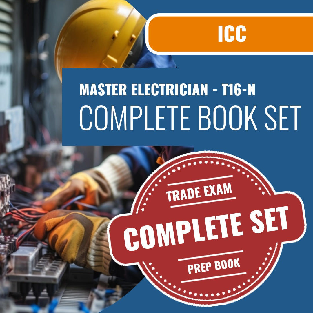 ICC Master Electrician - T16-N Exam Book Package