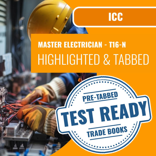 ICC Master Electrician - T16-N Highlighted & Tabbed Book Package