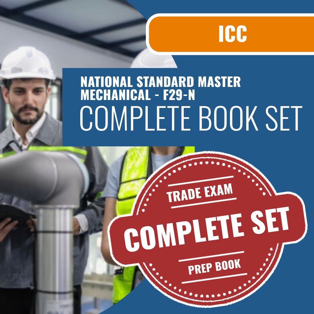 ICC National Standard Master Mechanical - F29-N Exam Book Package