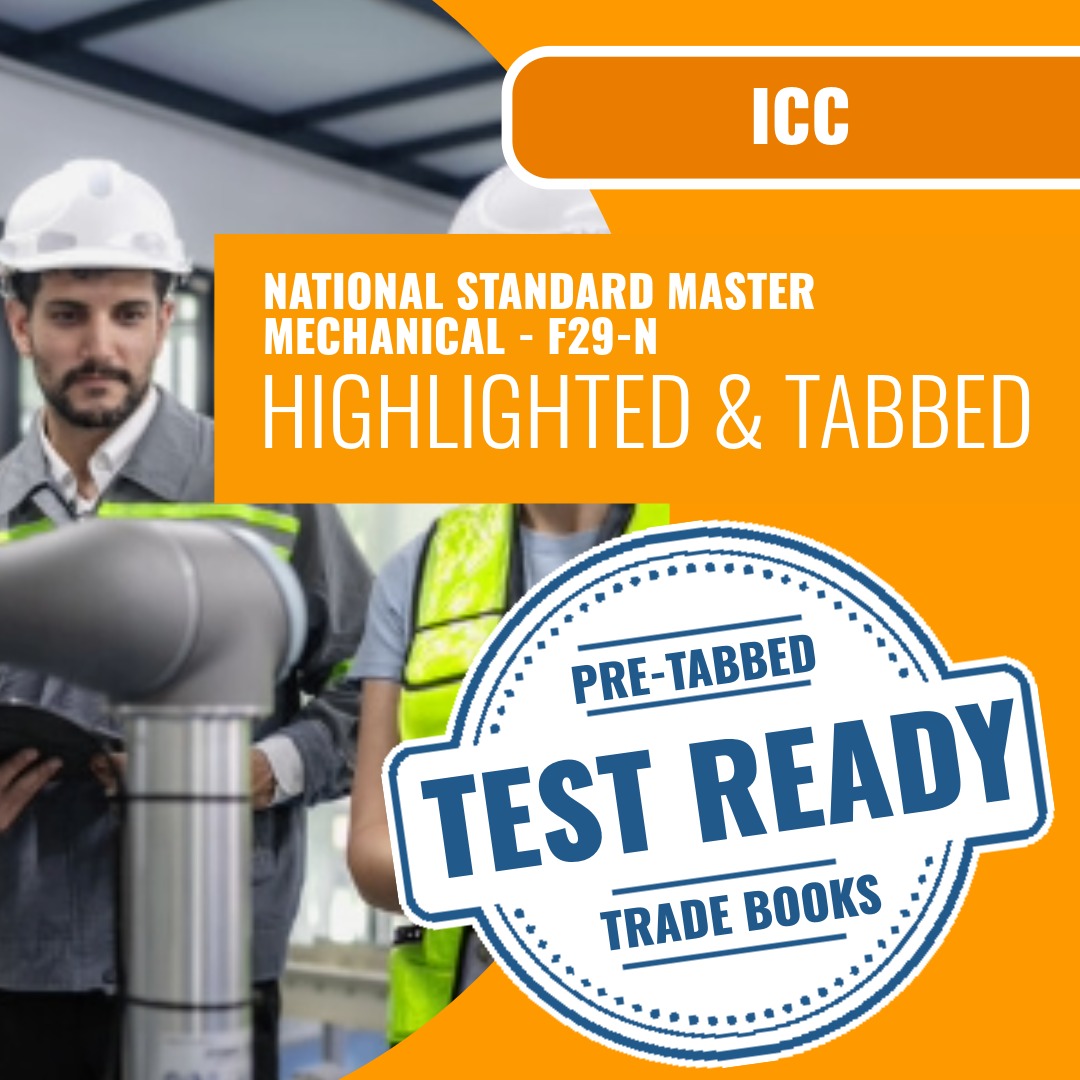 ICC National Standard Master Mechanical - F29-N Highlighted & Tabbed Book Package
