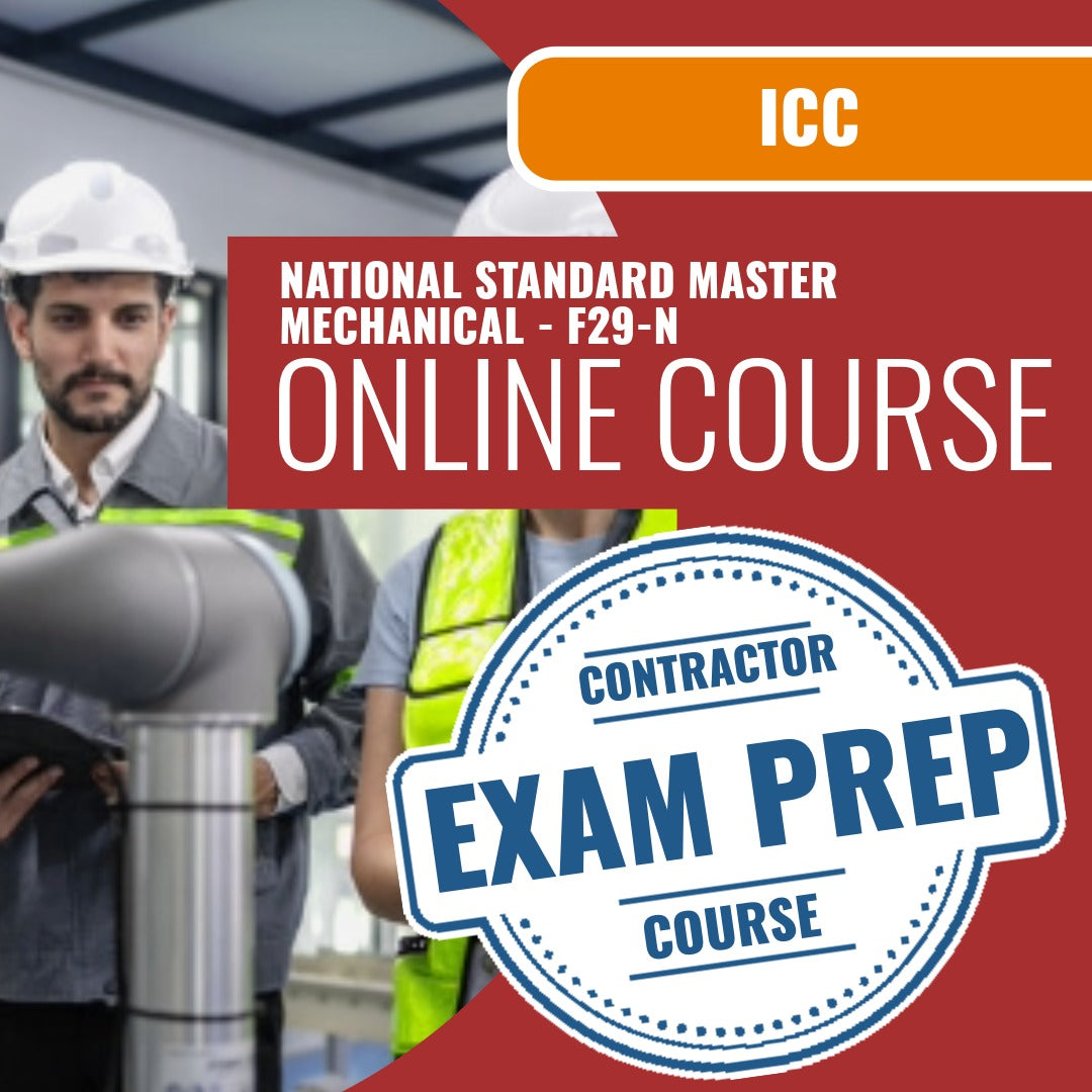 ICC National Standard Master Mechanical - F29-N - Online Exam Prep