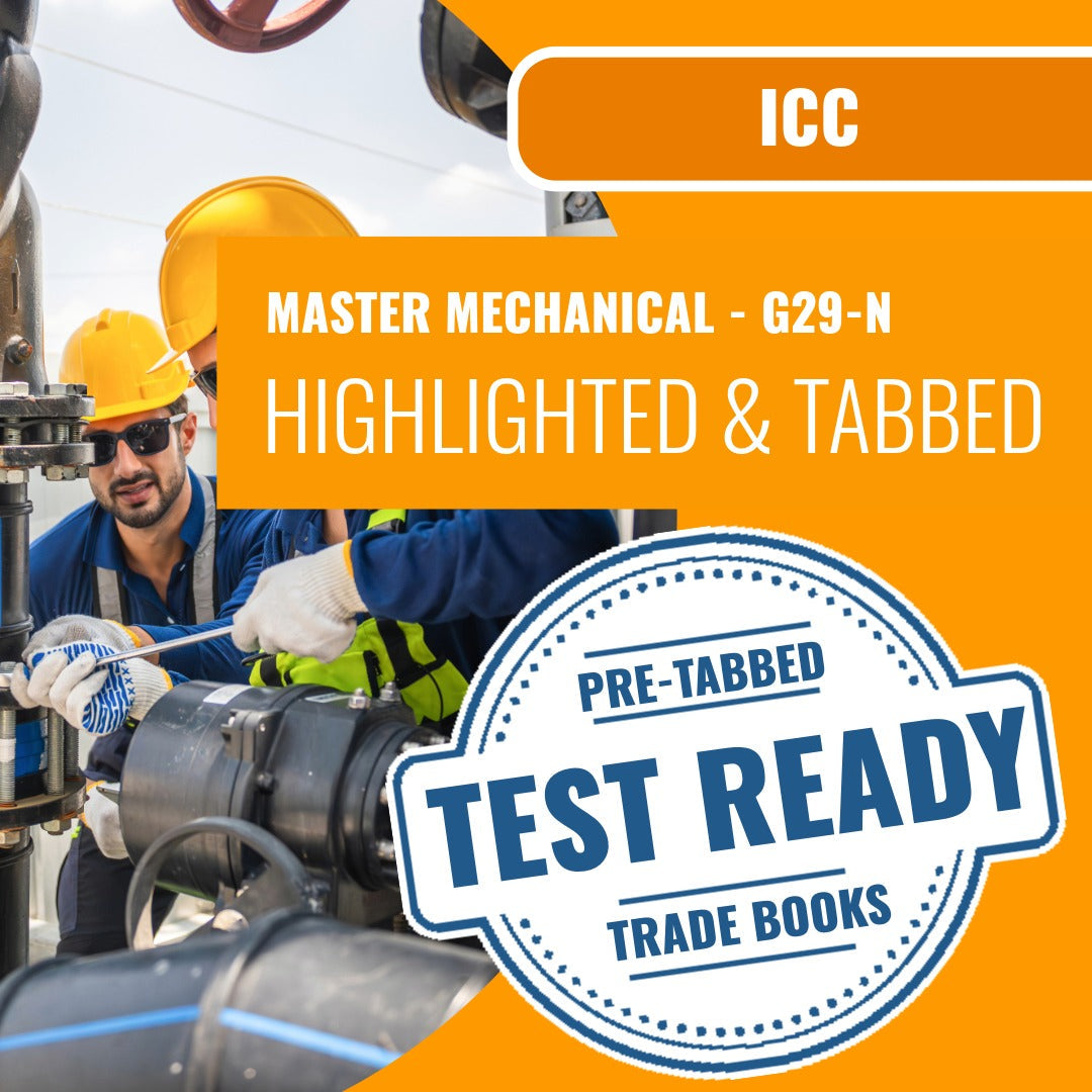 ICC Master Mechanical - G29-N Highlighted & Tabbed Book Package