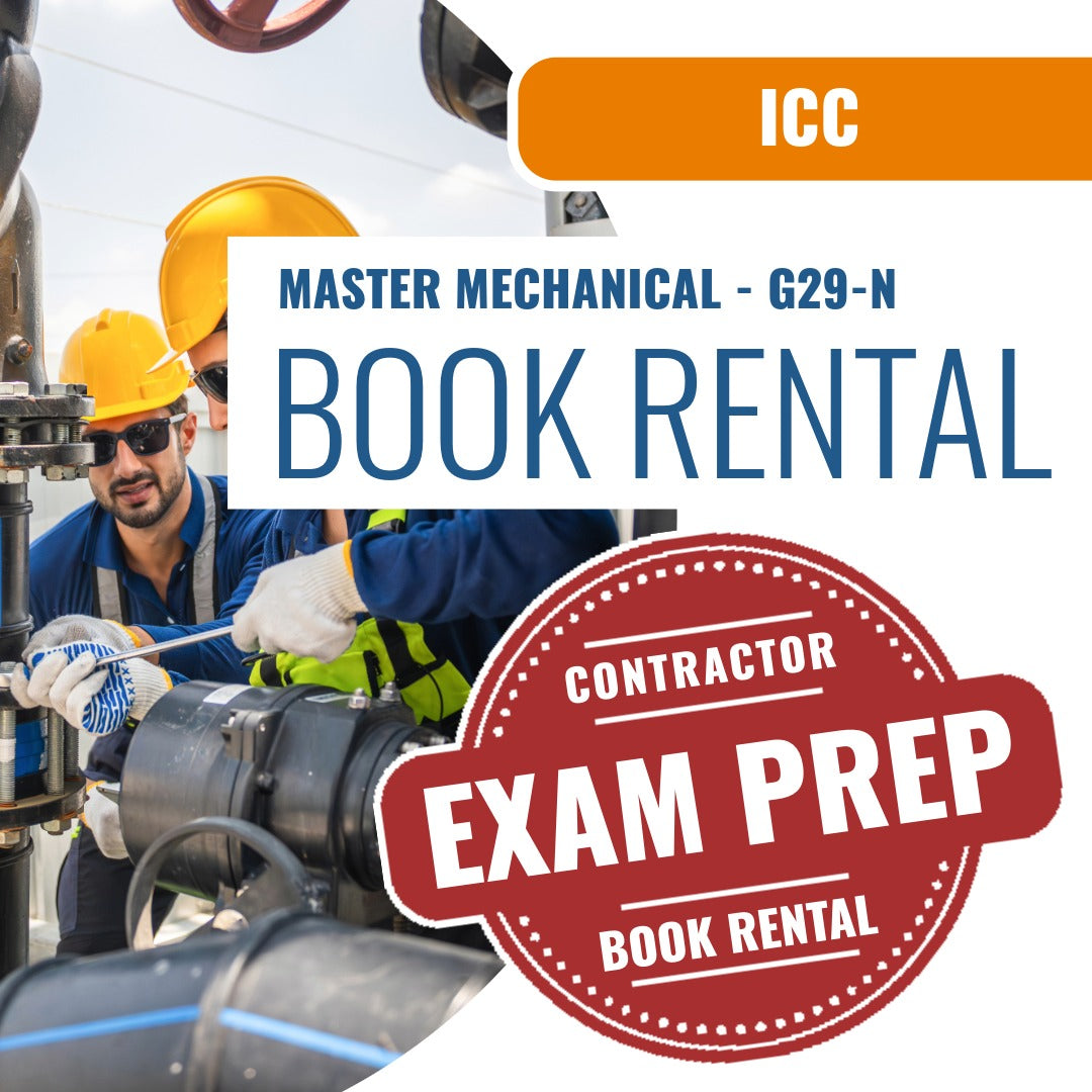 ICC Master Mechanical - G29-N - Books & Courses Rental Package