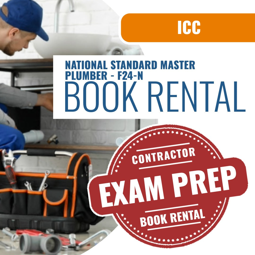 ICC National Standard Master Plumber - F24-N - Books & Courses Rental Package