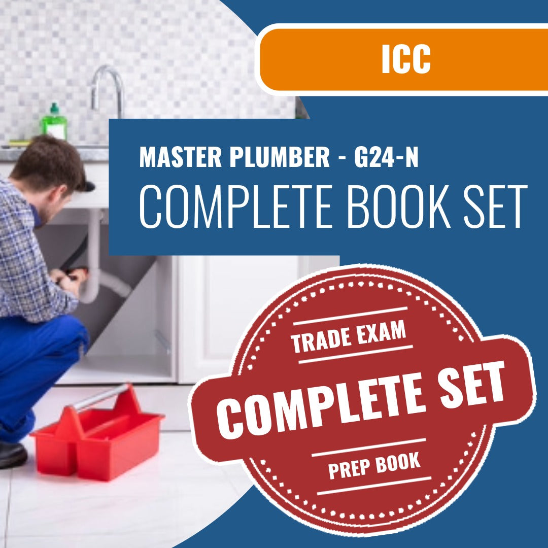 ICC Master Plumber - G24-N Exam Book Package