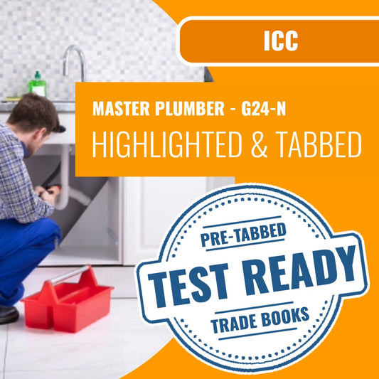 ICC Master Plumber - G24-N Highlighted & Tabbed Book Package