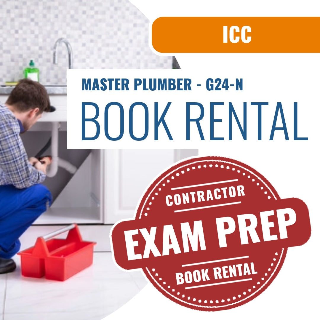 ICC Master Plumber - G24-N - Books & Courses Rental Package