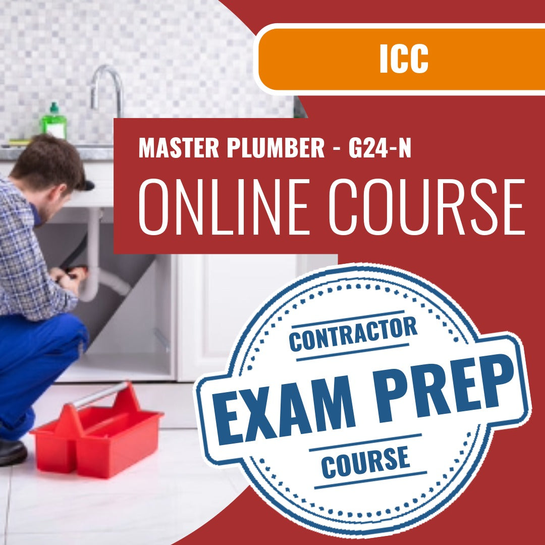 ICC Master Plumber - G24-N - Online Exam Prep