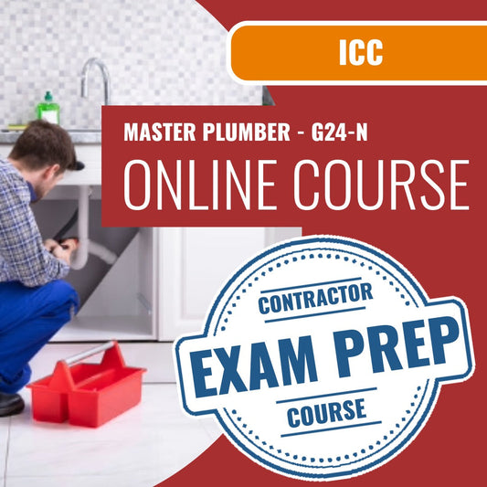 ICC Master Plumber - G24-N - Online Exam Prep