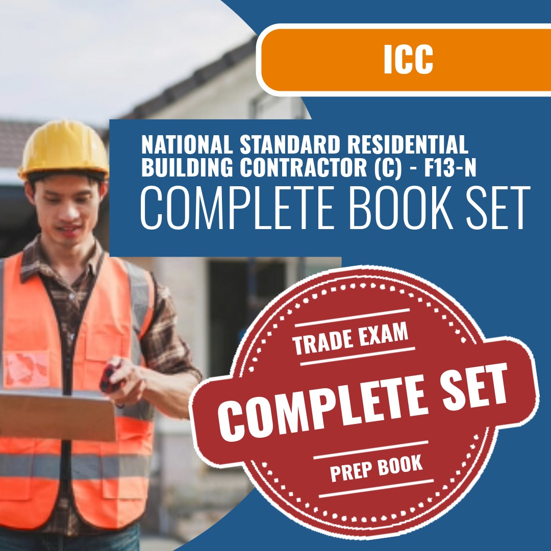 ICC National Standard Residential Building Contractor (C) - F13-N Book Package
