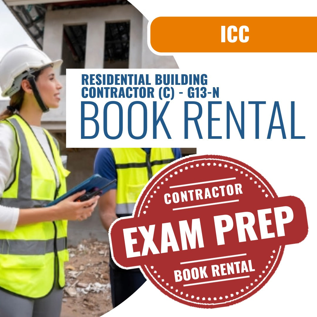ICC Residential Building Contractor (C) - G13-N - Books & Courses Rental Package