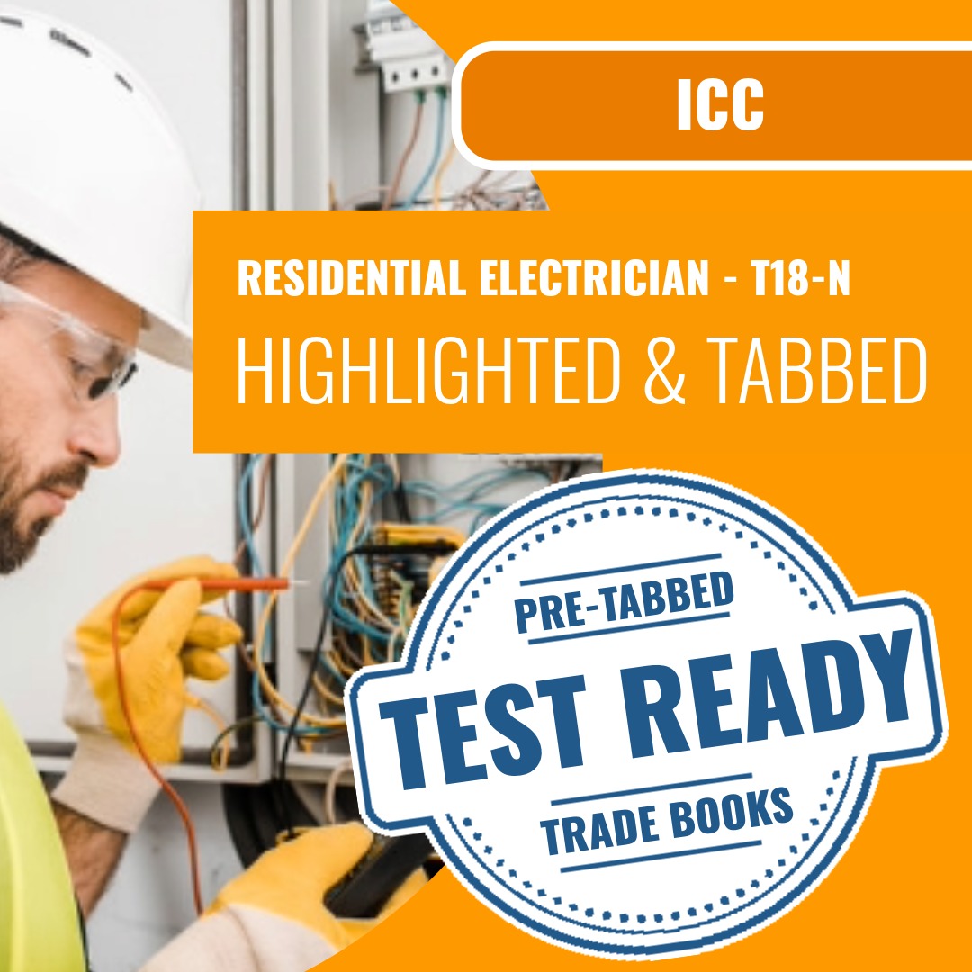 ICC Residential Electrician - T18-N Highlighted & Tabbed Book Package