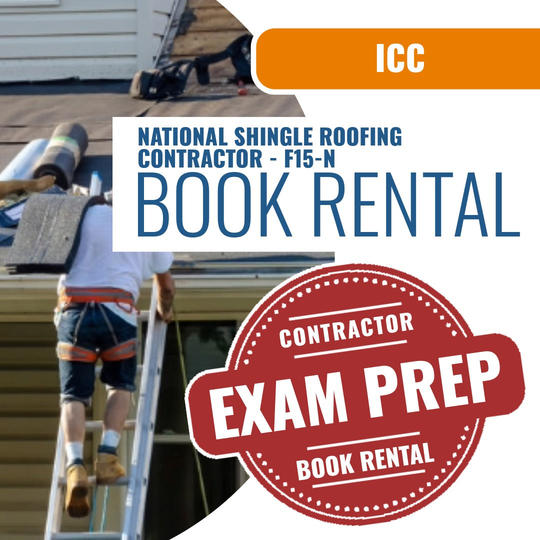 ICC National Shingle Roofing Contractor - F15-N - Books & Courses Rental Package