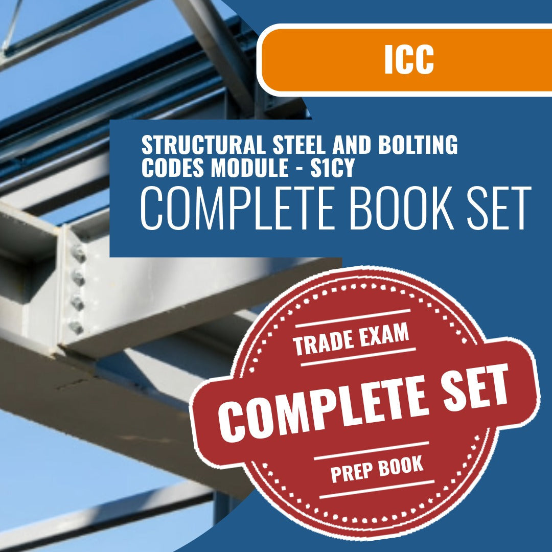 ICC Structural Steel and Bolting Codes Module - S1CY Exam Book Package