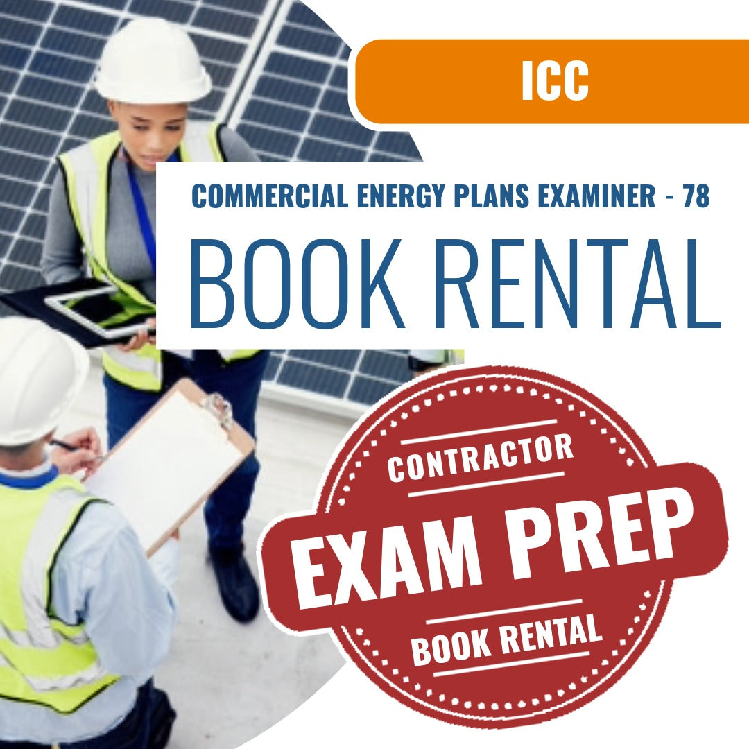 ICC Commercial Energy Plans Examiner - 78 - Books & Courses Rental Package