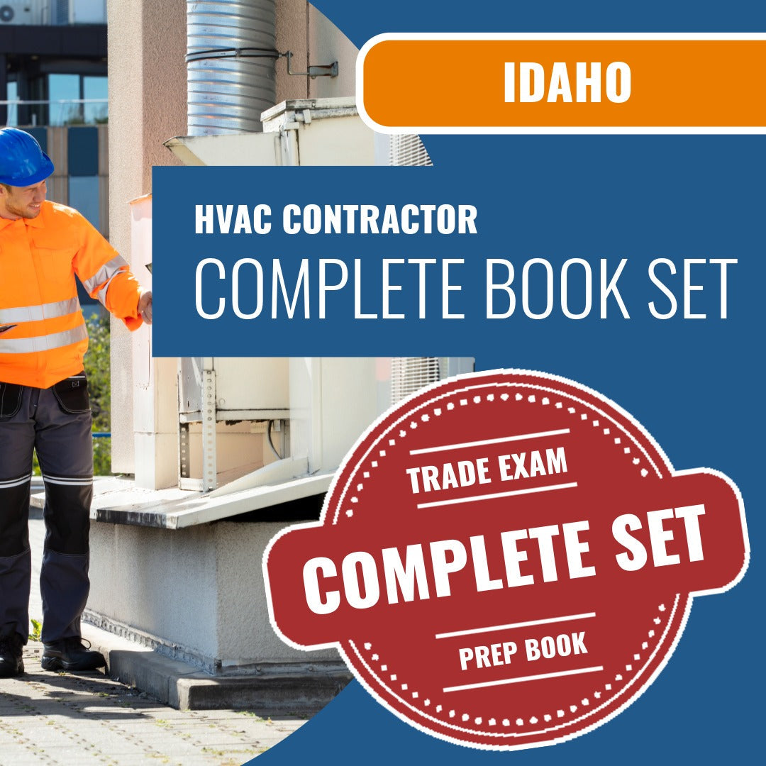 Idaho HVAC Contractor Exam Book Package