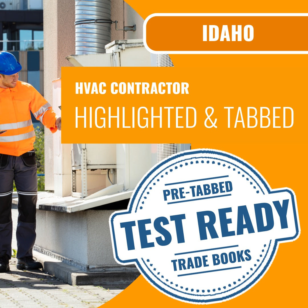 Idaho HVAC Contractor Highlighted & Tabbed Book Package