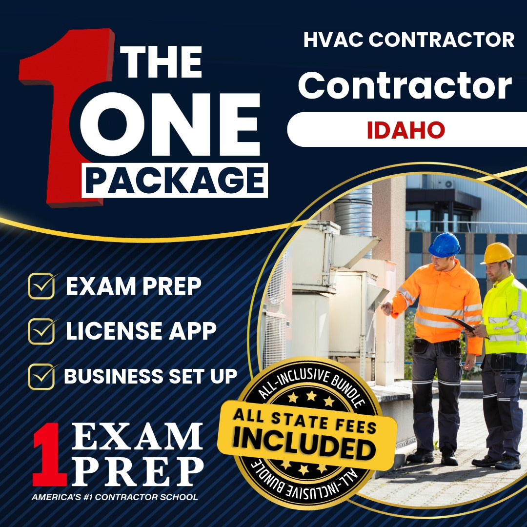 The 1 Package: All-Inclusive Idaho HVAC Contractor Exam, Licensing & Business Setup Solution