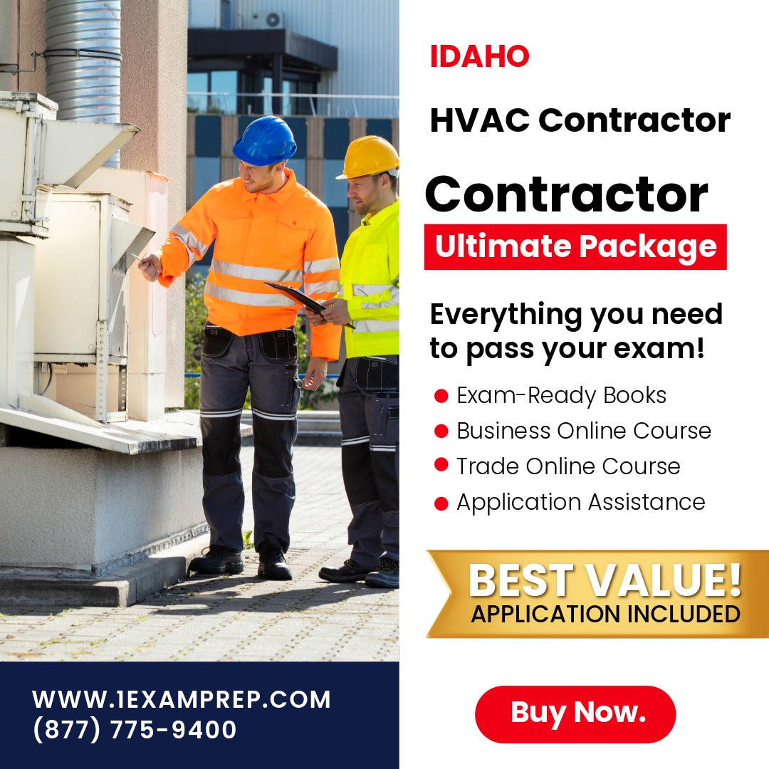Idaho HVAC Contractor Ultimate Exam Prep Rental