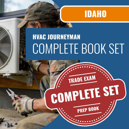 Idaho HVAC Journeyman Exam Book Package
