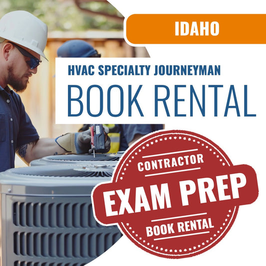 Idaho HVAC Specialty Journeyman - Books & Courses Rental Package