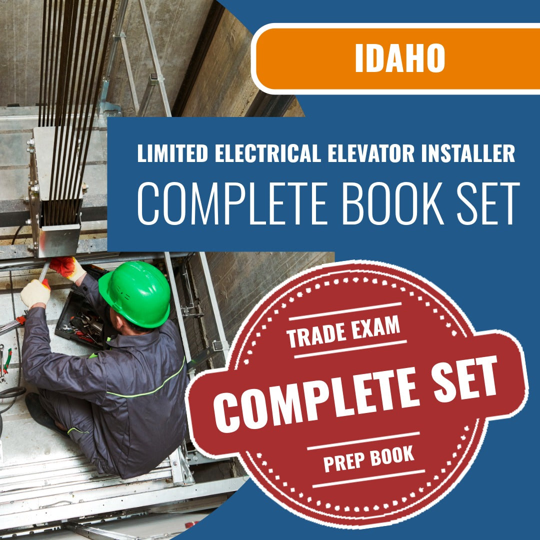 Idaho Limited Electrical Elevator Installer Contractor Exam Book Package