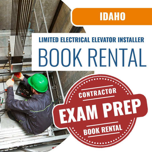 Idaho Limited Electrical Elevator Installer Contractor - Books & Courses Rental Package