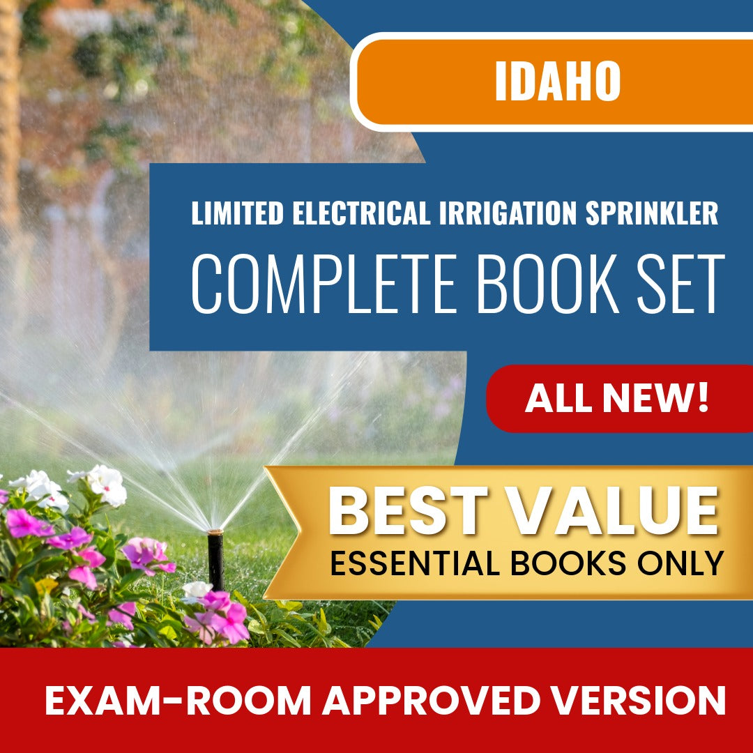 Idaho Limited Electrical Irrigation Sprinkler Installer Contractor Books Allowed into Exam Package