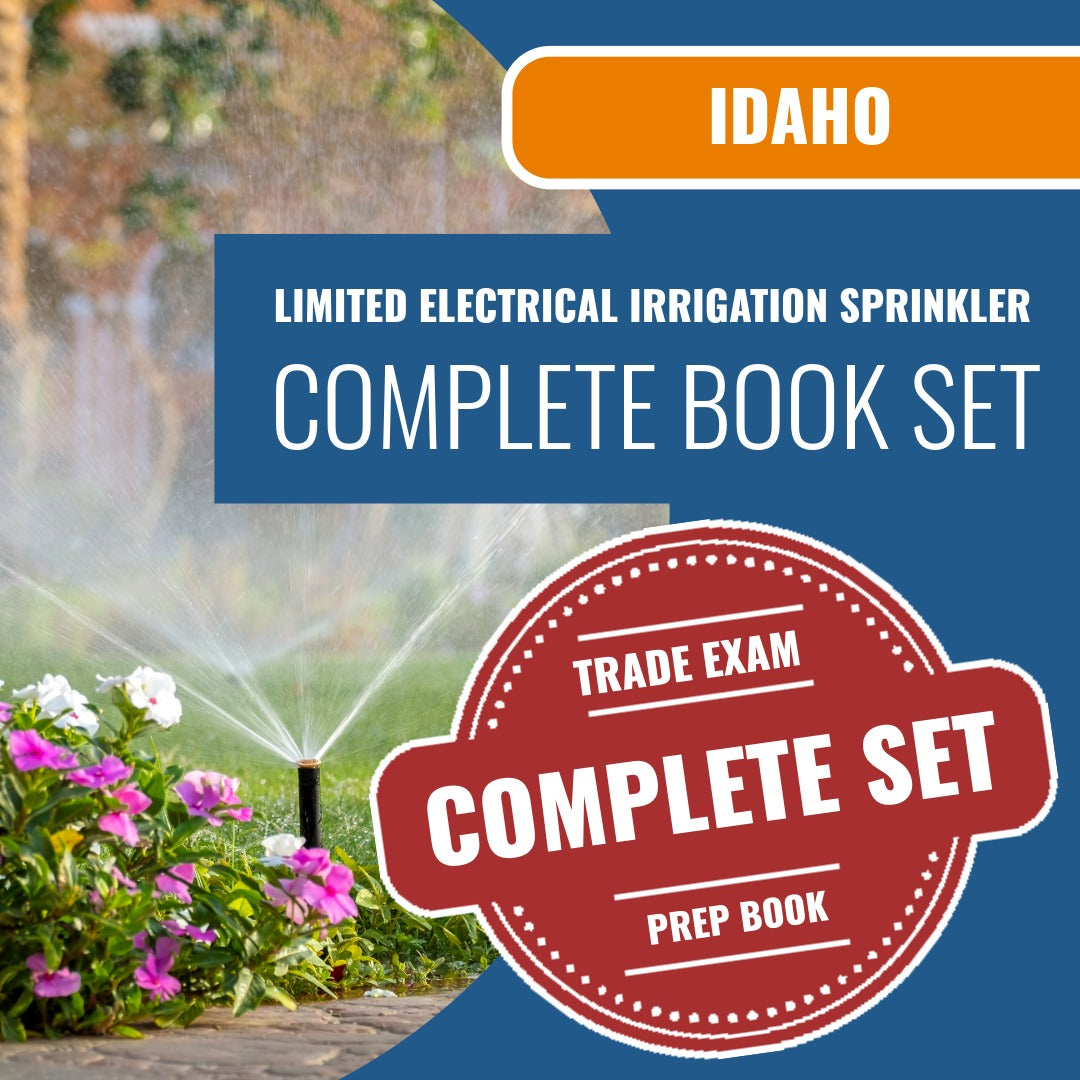 Idaho Limited Electrical Irrigation Sprinkler Installer Contractor Exam Book Package