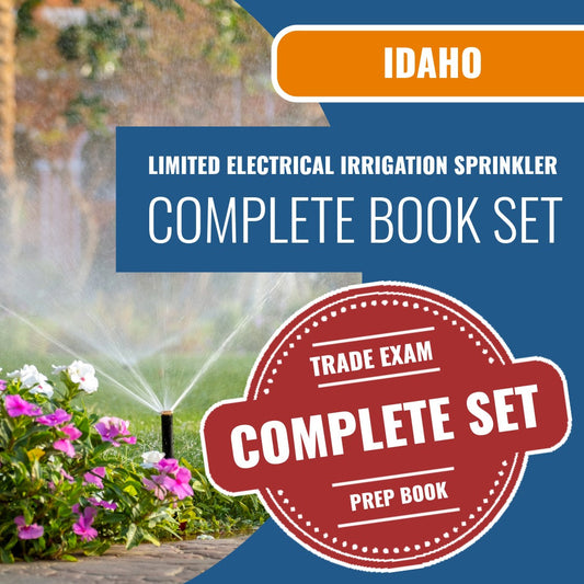Idaho Limited Electrical Irrigation Sprinkler Installer Contractor Exam Book Package